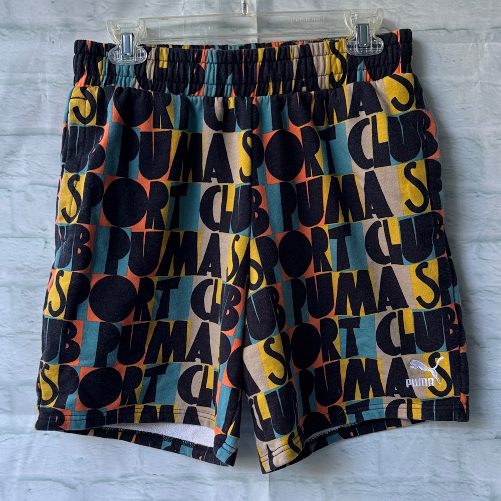 Puma Men's Graphic Sport Club Shorts